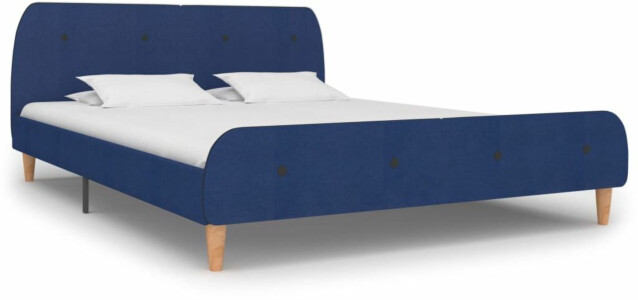 Sängynrunko, sininen kangas, 150x200 cm
