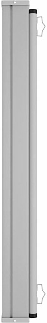 Sisäänvedettävä terassin sivumarkiisi, 140x600 cm, ruskea
