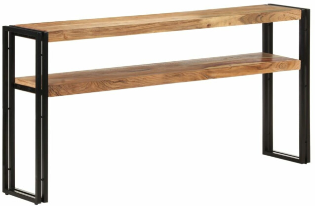 Konsolipöytä, 150x30x75 cm, täysi akaasiapuu