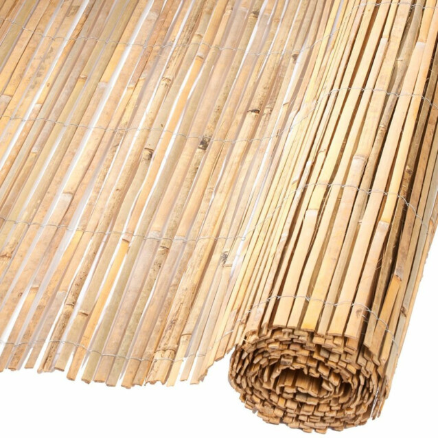 Puutarhasuoja, bambu, 1.5x5 m