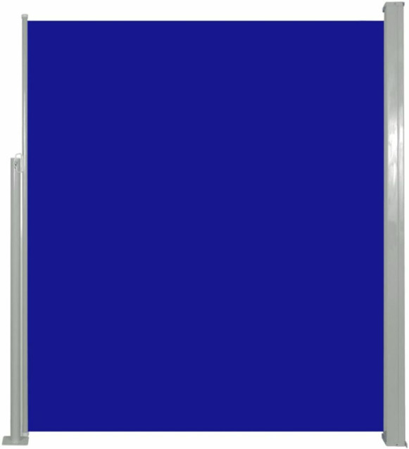 Sisäänvedettävä sivumarkiisi, 160x500 cm, sininen
