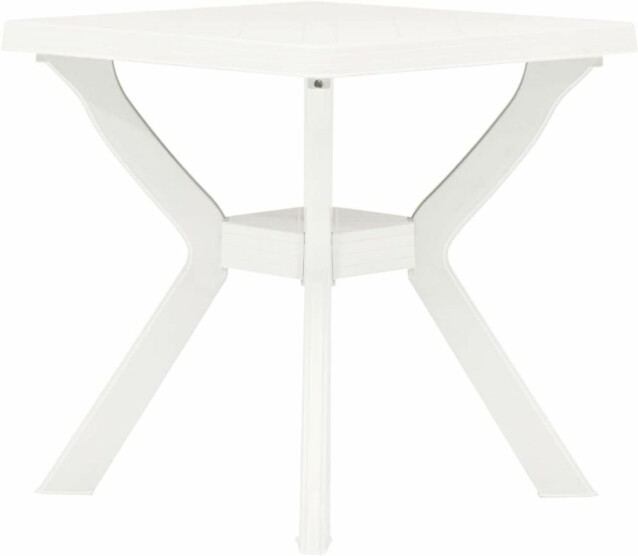 Bistropöytä, valkoinen, 70x70x72 cm, muovi