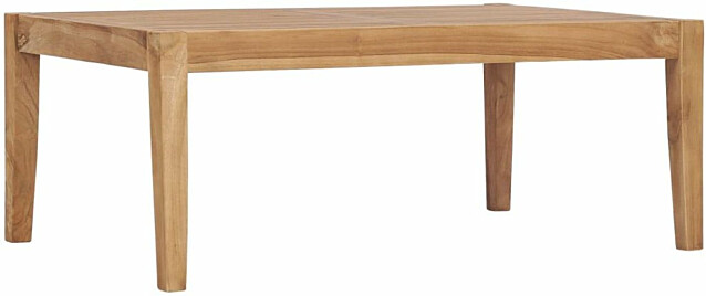 Puutarhapöytä, 90.5x55.5x30.5 cm, täysi tiikki