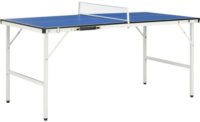 Pingispöytä verkolla, 152x76x66cm, sininen