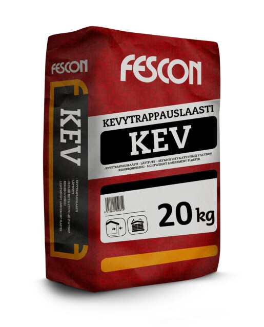 Kevytrappauslaasti Fescon KEV KS 35/65, 20kg, 1.2 mm