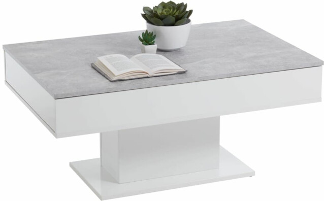 Fmd sohvapöytä betoninharmaa ja valkoinen_1