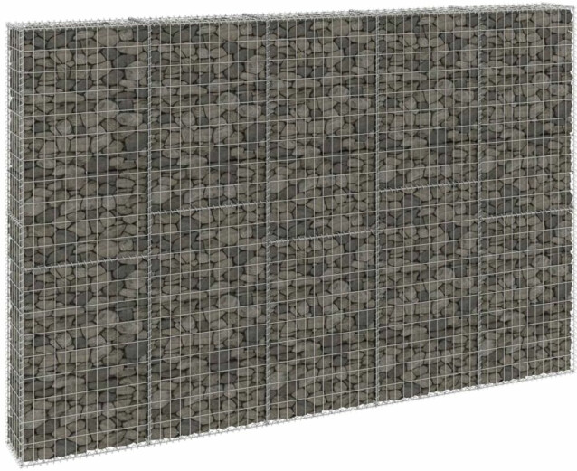 Gabion kivikori kansilla galvanoitu teräs 300x30x200 cm