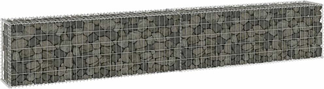 Gabion kivikori kansilla galvanoitu teräs 300x30x50 cm