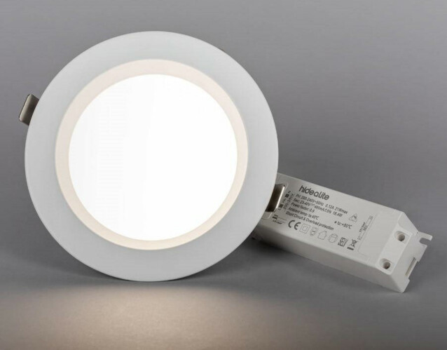 LED-alasvalo Hide-a-lite Plano Basic 170 valkoinen
