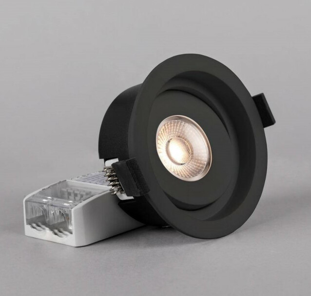 LED-alasvalo Hide-a-lite Level Quick ISO säädettävä musta