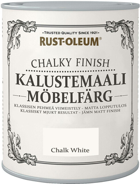 Kalustemaali Rust-Oleum Chalky Finish 750ml eri värivaihtoehtoja