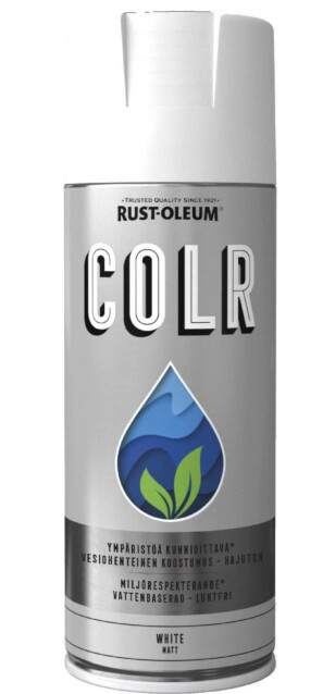 Spraymaali Rust-Oleum COLR matta 400ml eri värivaihtoehtoja