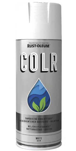 Spraymaali Rust-Oleum COLR satiini 400ml eri värivaihtoehtoja