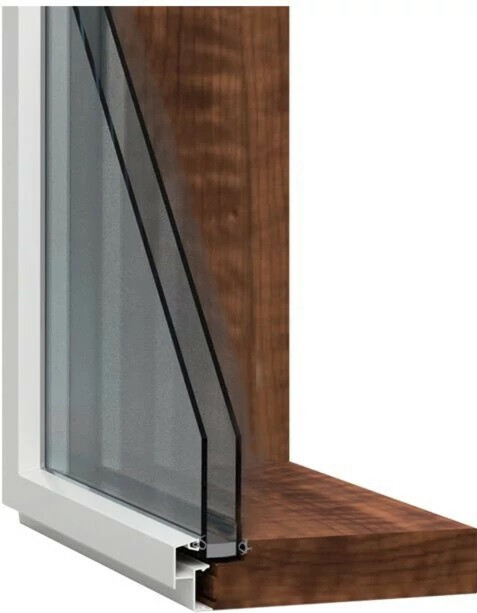 Kiinteä ikkuna HR-ikkunat MEKA 2k, puu-alumiini, mittatilaus
