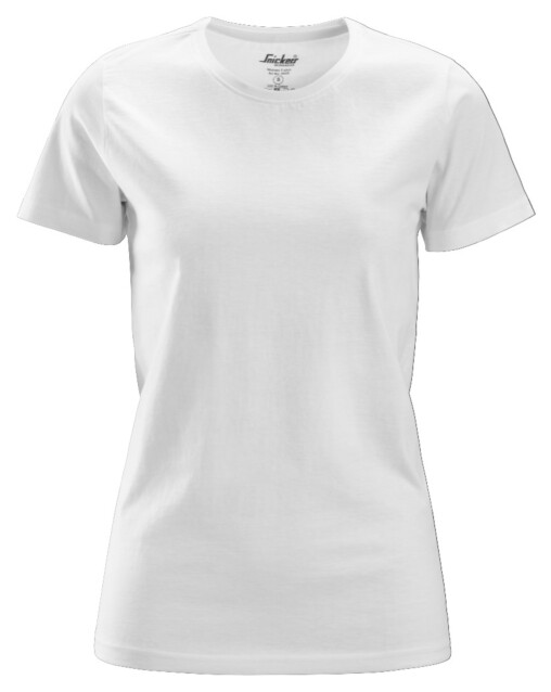 Naisten t-paita Snickers Workwear 2516 valkoinen