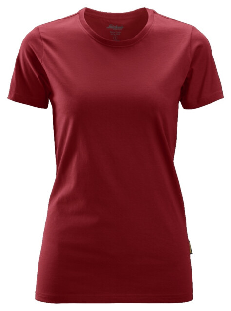 Naisten t-paita Snickers Workwear 2516 punainen