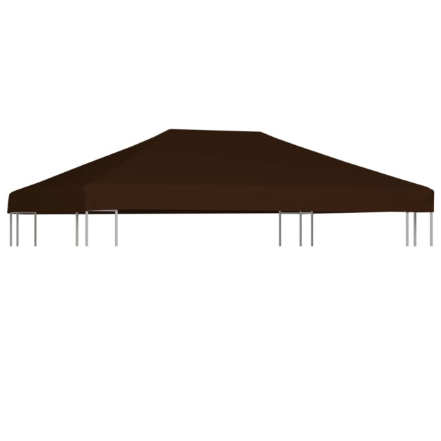 Huvimajan katto 310 g neliömetri 3x4 m ruskea