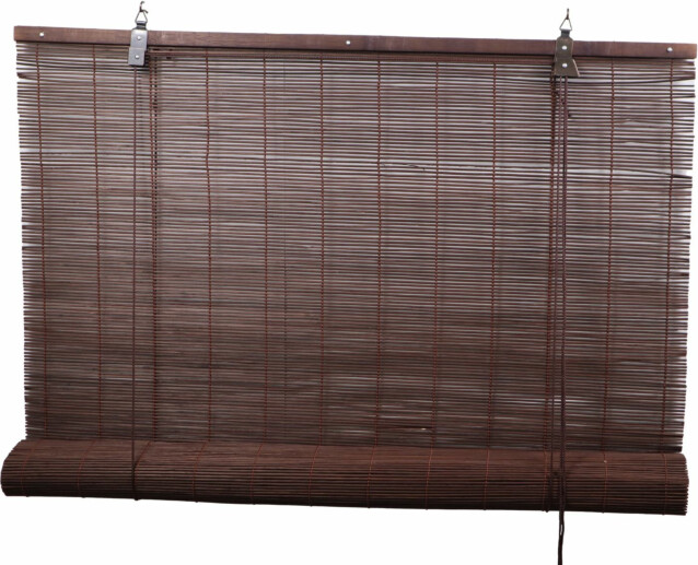 Bamburullaverho Ihanin ruskea pituus 180 cm eri leveyksiä