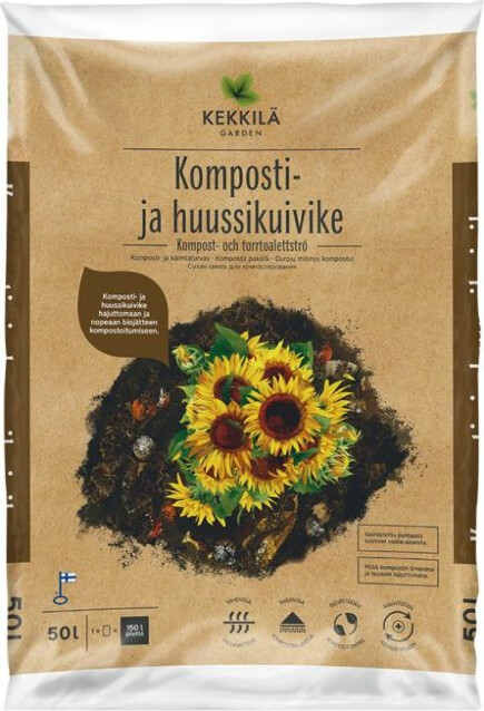 Komposti- ja huussikuivike Kekkilä, 50l