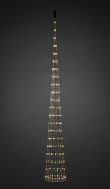 Valopyramidi Konstsmide, IP20, ripustettava, 572 x LED, 2m, lämpimänvalkoinen