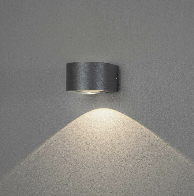 LED-seinävalaisin Konstsmide Gela 6W antrasiitti