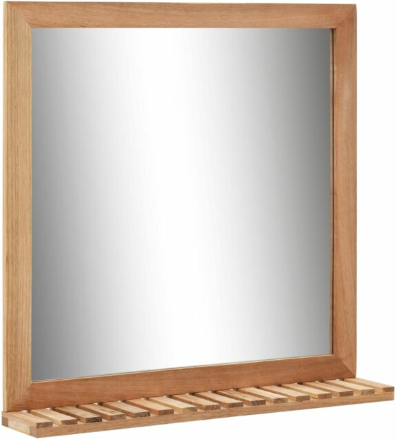 Kylpyhuoneen peili pähkinäpuu 60x12x62 cm_1