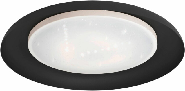 LED Kattovalaisin Eglo Penjamo 6,5x46,5cm musta valkoinen
