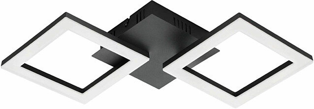 LED Kattovalaisin Eglo connect z Paranday z 15 5W 47x22 5x6cm musta valkoinen