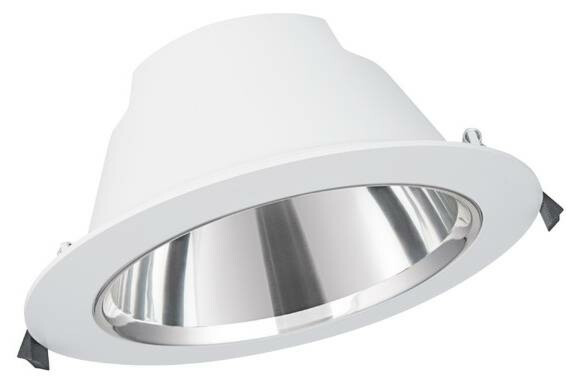 LED-alasvalo Ledvance Comfort DN205 Ø228mm 3000-5700K IP54 valkoinen