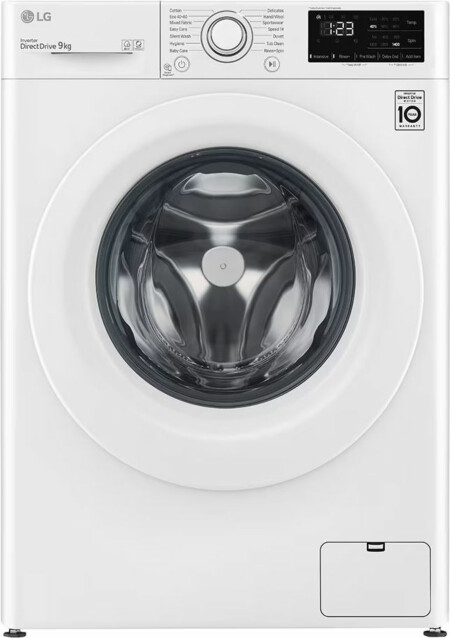 Edestä täytettävä pesukone LG F4WP309N0W, 1360rpm, 9kg