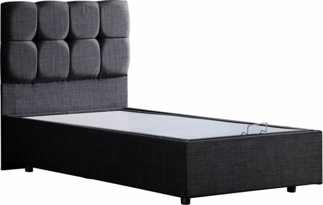 Sänky Linento Furniture Berlin Bb 100x200cm antrasiitti