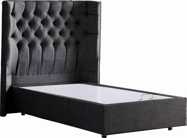 Sänky Linento Furniture Matilda Bb 100x200cm antrasiitti