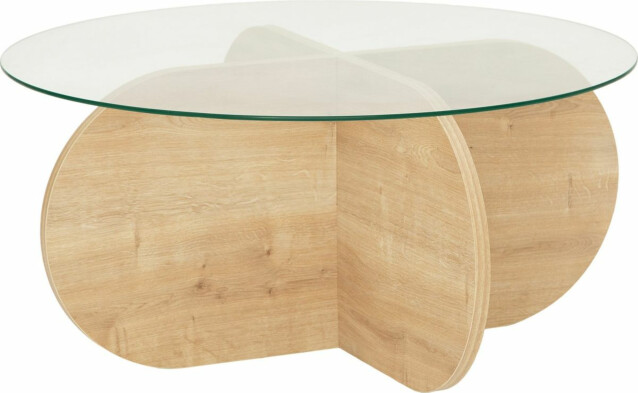 Sohvapöytä Linento Furniture Bubble tammi/kirkas