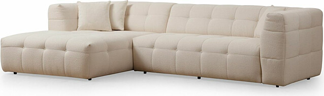 Kulmasohva Linento Furniture Cady vasenkätinen 4-istuttava beige