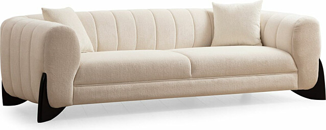 Sohva Linento Furniture Sandreo 3-istuttava valkoinen