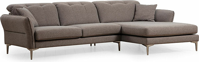 Kulmasohva Linento Furniture Costor oikeankätinen 4-istuttava harmaa