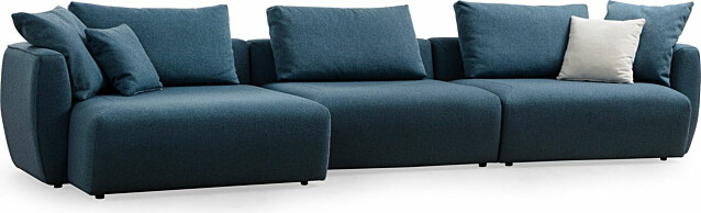 Sohva Linento Furniture Maya CL-O1-1R 4-istuttava sininen