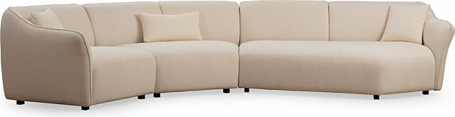 Kulmasohva Linento Furniture Mentis L1-CX-2XR 4-istuttava kerma