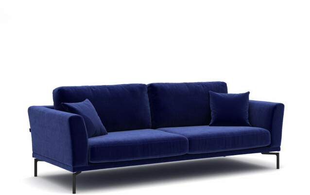 Sohva Linento Furniture Jade 3-istuttava sininen