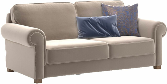 Sohva Linento Furniture Panama 3-istuttava luonnonvalkoinen