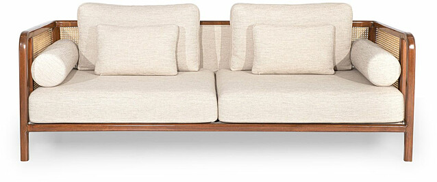 Sohva Linento Furniture Peanut 3-istuttava luonnonvalkoinen