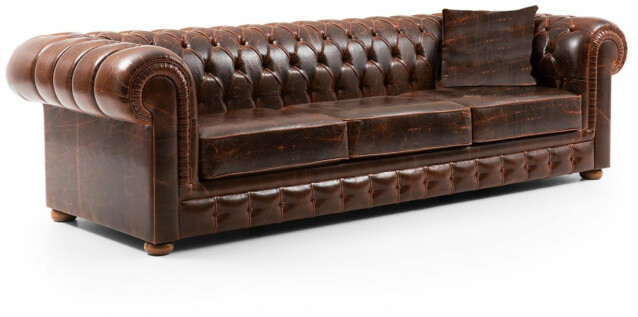 Sohva Linento Furniture Cupon 4-istuttava ruskea