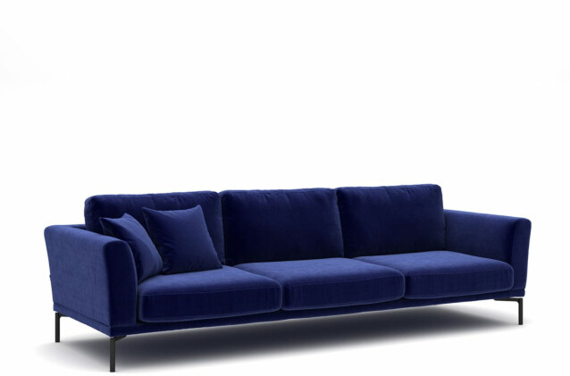 Sohva Linento Furniture Jade 4-istuttava sininen