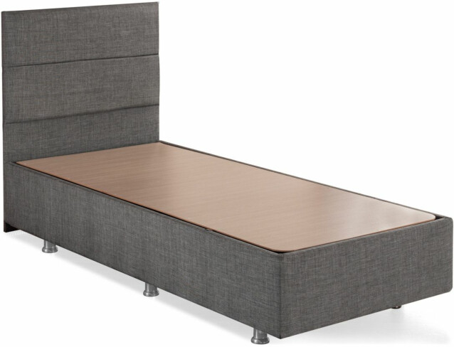 Sänky Linento Furniture Silver Grey 90x190cm harmaa, ilman patjaa