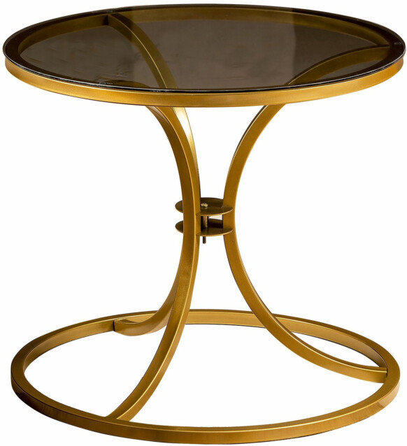 Apupöytä Linento Furniture Corleaone 60 cm lasi eri värejä