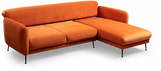 Divaanisohva Linento Furniture Sevilla oikea oranssi