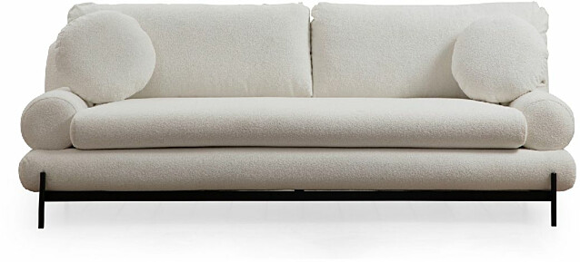 Sohva Linento Furniture Livorno 3-istuttava valkoinen