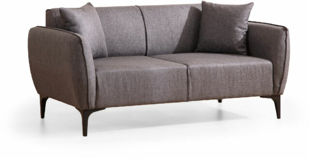 Sohva Linento Furniture Belissimo 2-istuttava tummanharmaa