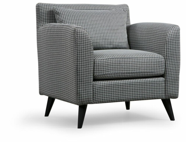 Nojatuoli Linento Furniture Nordic kuvioitu harmaa