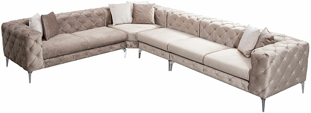 Kulmasohva Linento Furniture Como 270x350 cm vasen beige